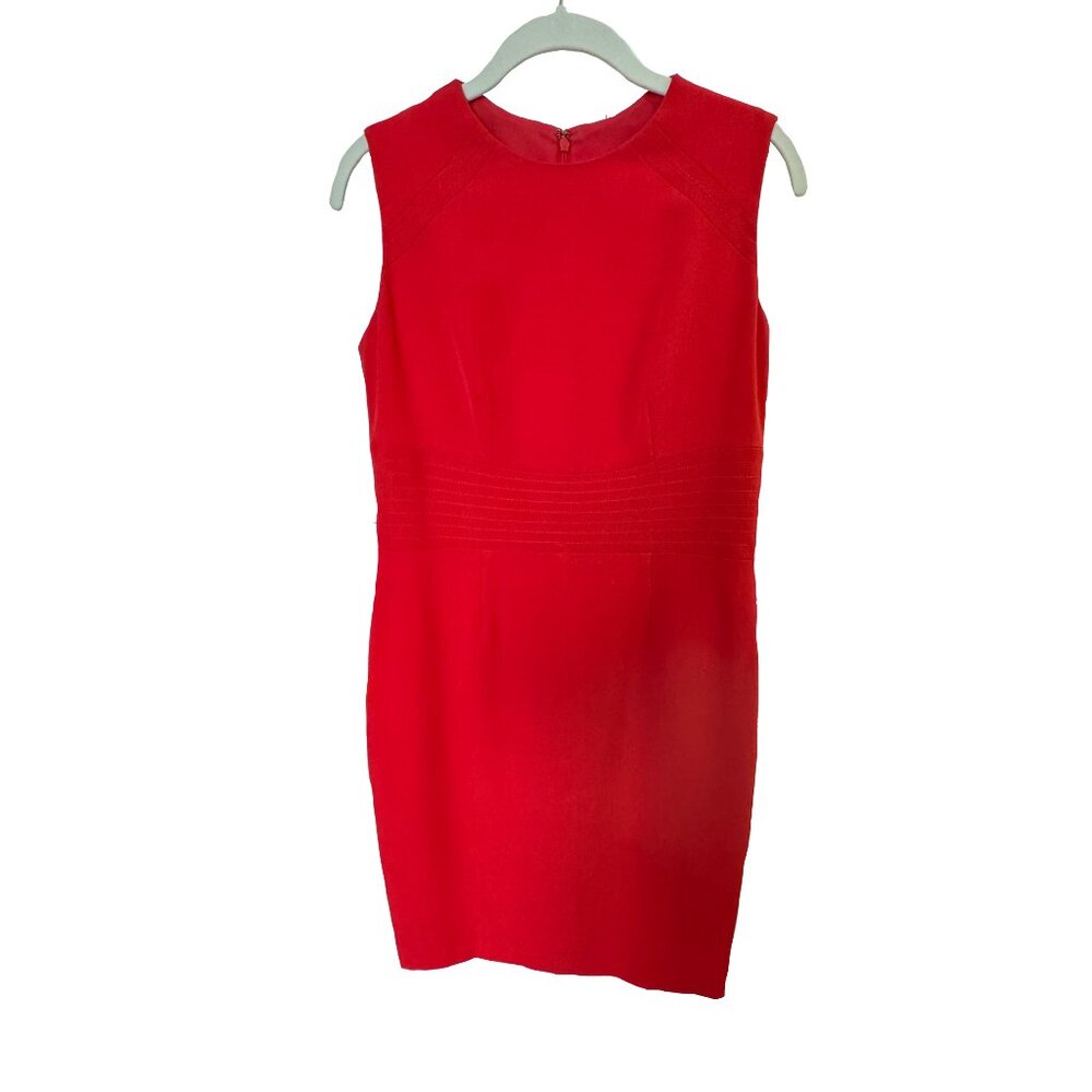 Kasper Sleeveless Red Dress Size 6 EUC